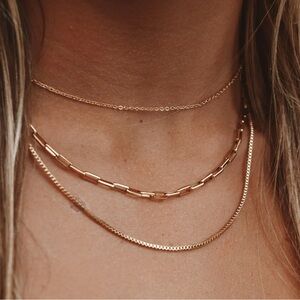 Atolea Saona Gold Layered Necklace